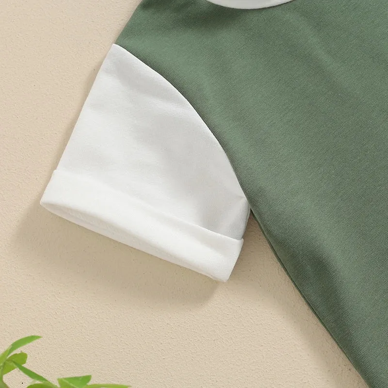 2PCS Baby Boy Short Sleeve Clothing Set