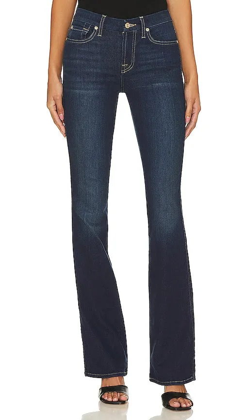 7 For All Mankind Kimmie High Waist Bootcut in Blue