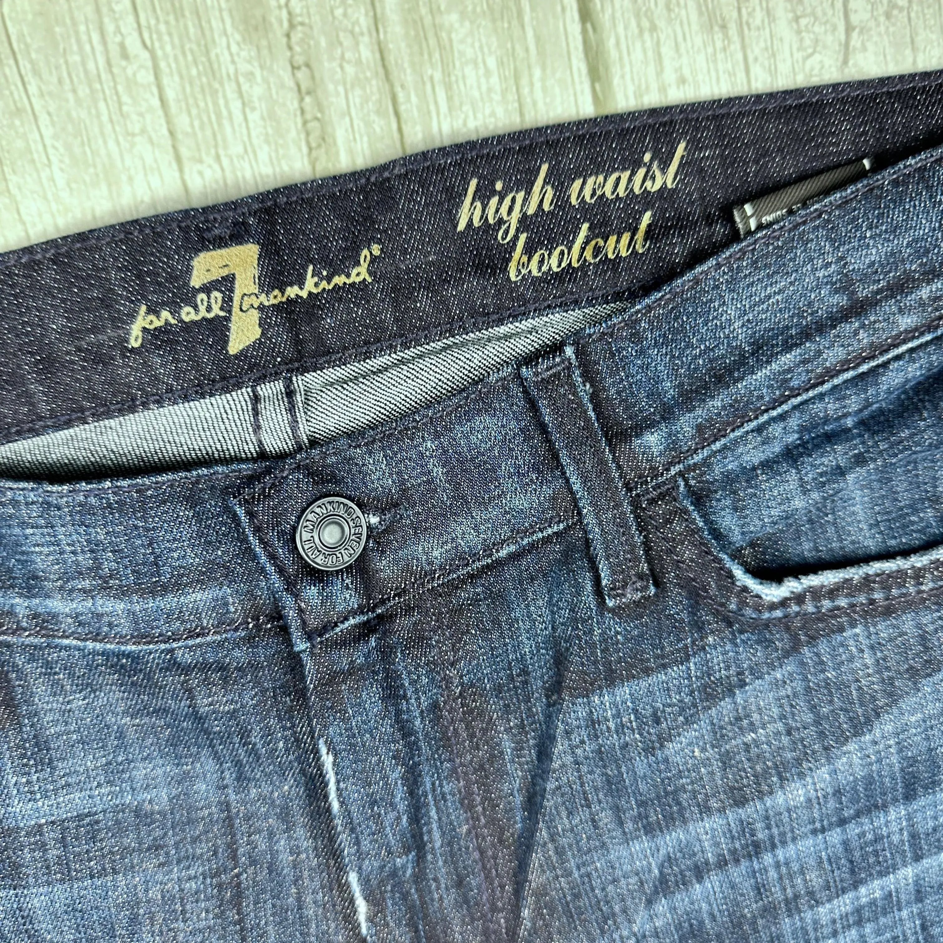 7 for all Mankind Ladies 'High Rise Bootcut' Jeans - Size 33
