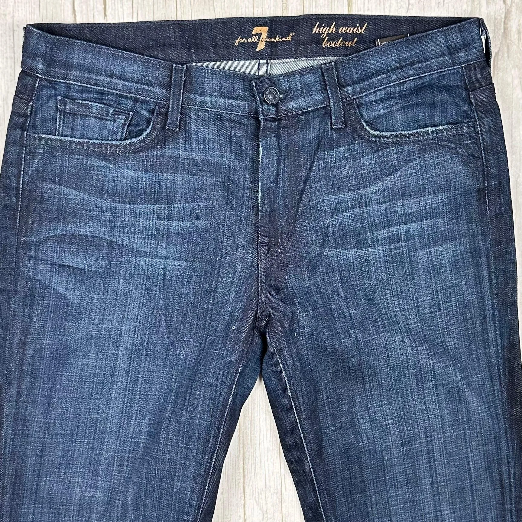 7 for all Mankind Ladies 'High Rise Bootcut' Jeans - Size 33