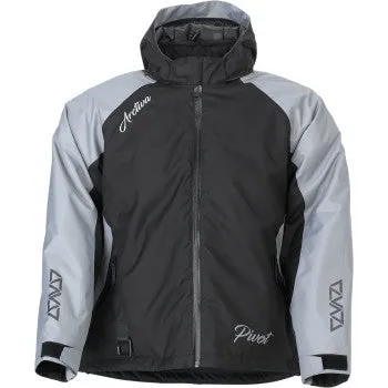 Arctiva Women's Pivot 5 Hooded Snowmobile Jacket Gray