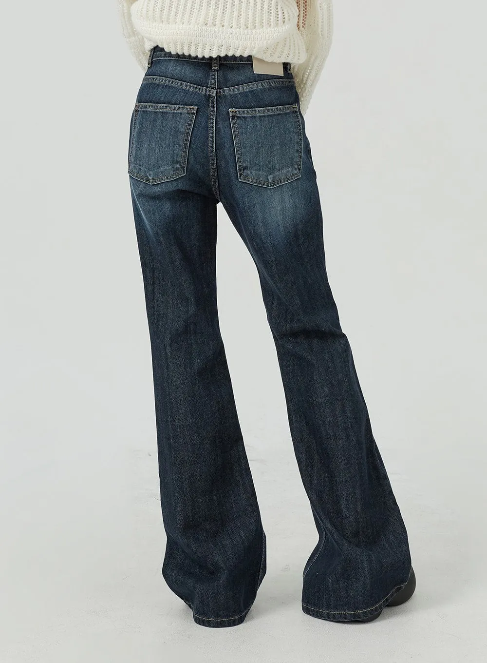 Dark Wash Bootcut Jeans BM322