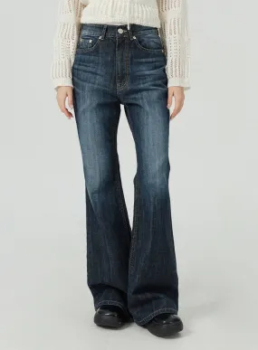 Dark Wash Bootcut Jeans BM322