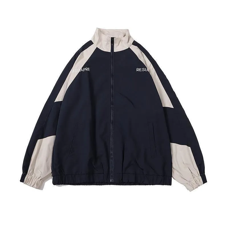Deeptown Vintage Women Jackets Hip Hop Style Japanese Fashion Harajuku Patchwork Windbreak Streetwear