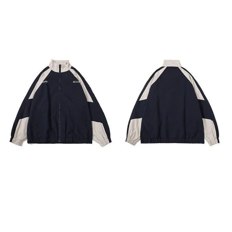Deeptown Vintage Women Jackets Hip Hop Style Japanese Fashion Harajuku Patchwork Windbreak Streetwear