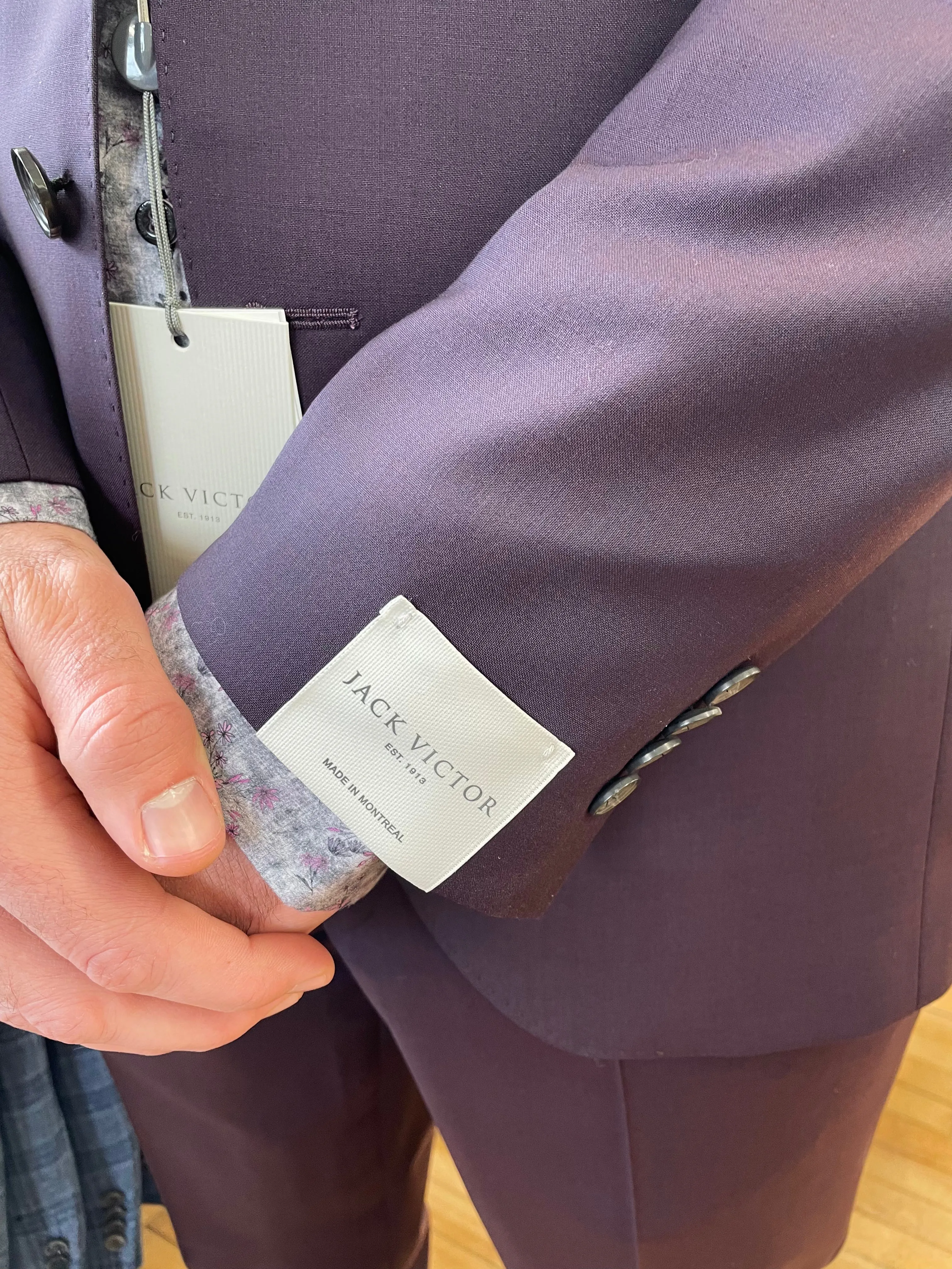 Jack Victor 100% Wool Suit - Esprit Cut - 3231004 7039
