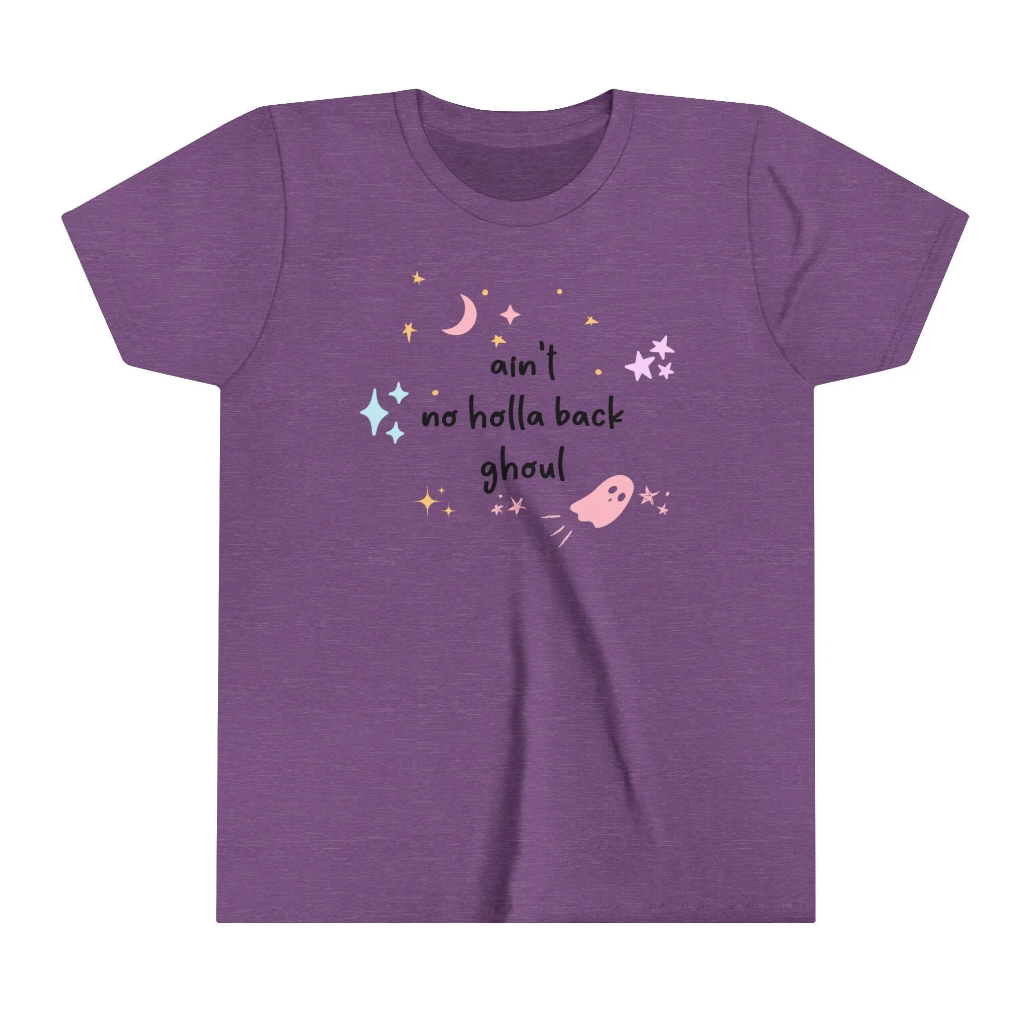 Kids Halloween Shirt - 'Ain't No Holla Back Ghoul' - Fun & Spooky Tee for Girls