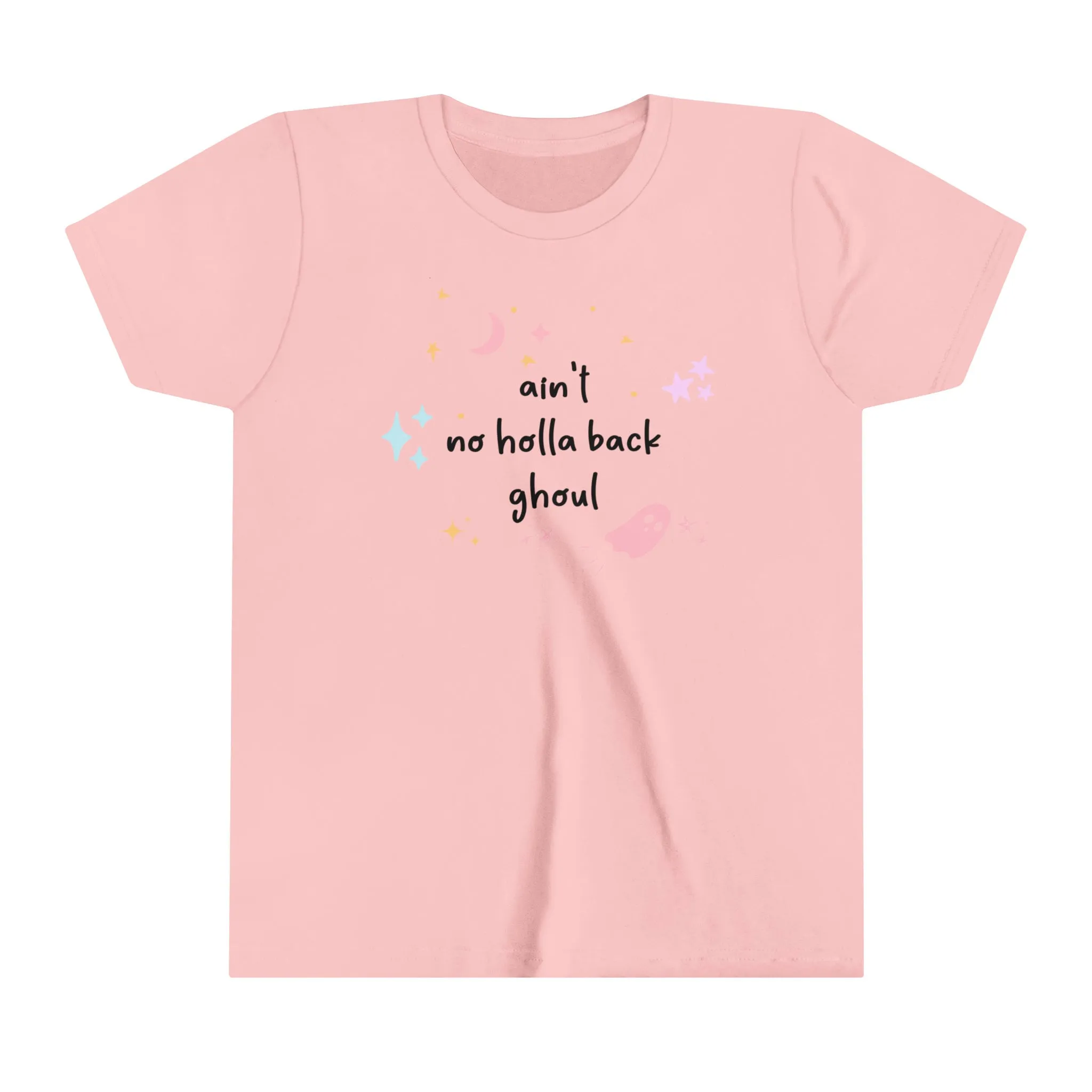 Kids Halloween Shirt - 'Ain't No Holla Back Ghoul' - Fun & Spooky Tee for Girls