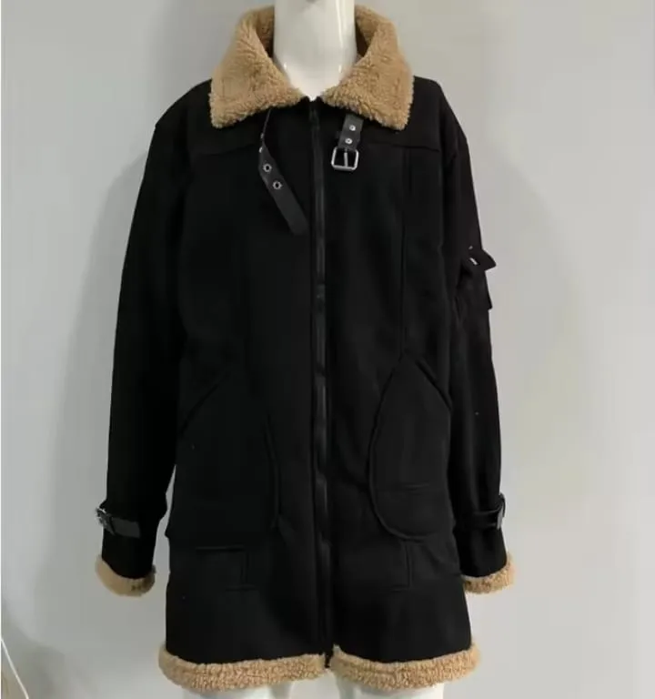 Men's Plus Size Camphor Composite Jacket Casual General Purpose Long Sleeve Padded Jacket    B167006