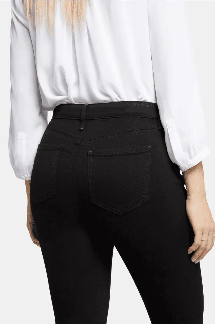 NWT - NYDJ 'Barbara Bootcut' Black Jeans RRP $308.00 -Size 2US or 6/8AU