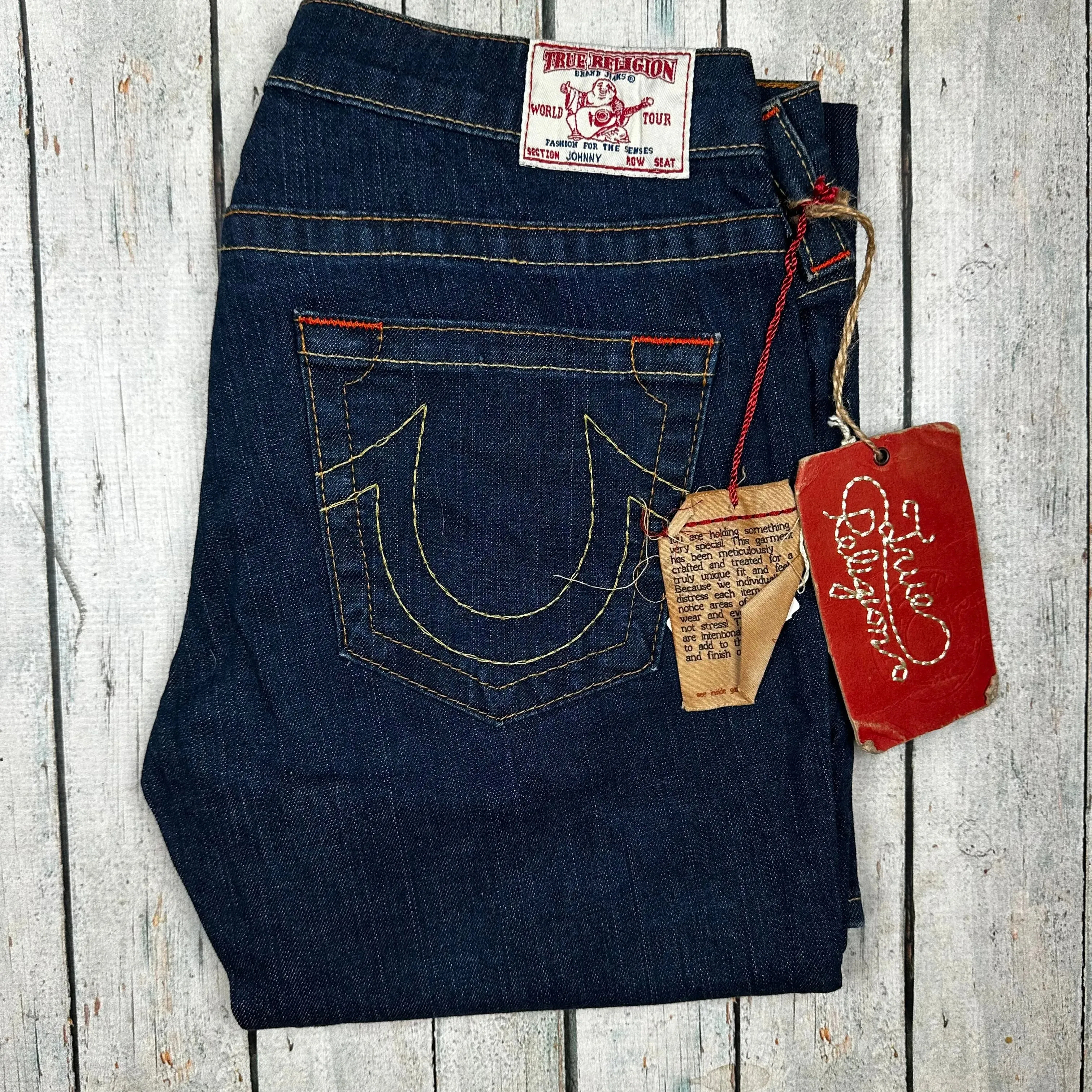 NWT - True Religion 'Johnny' Bootcut Jeans- Size 30