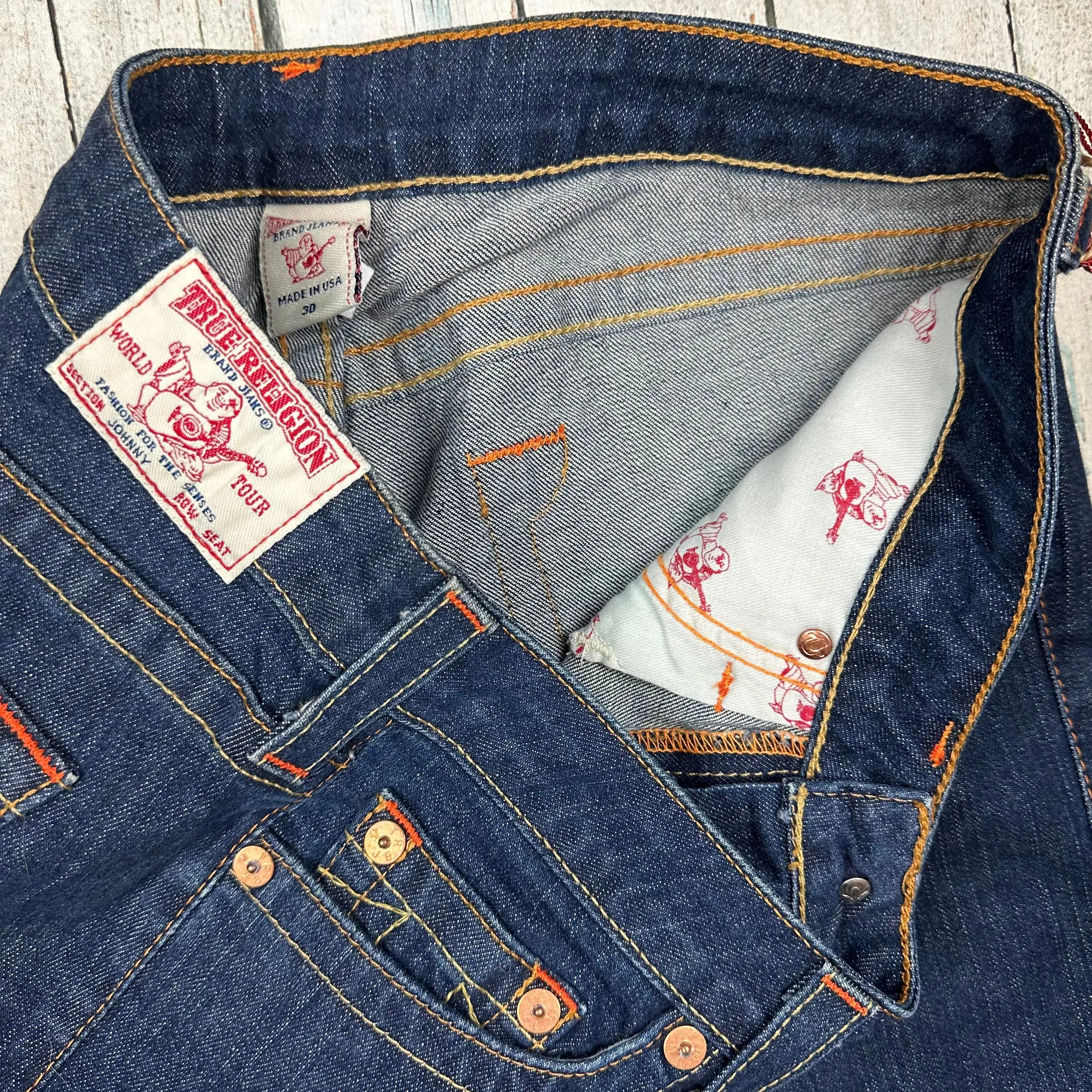 NWT - True Religion 'Johnny' Bootcut Jeans- Size 30