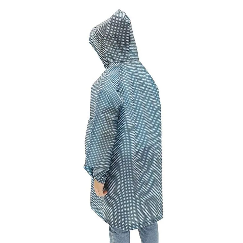 Plaid children raincoat