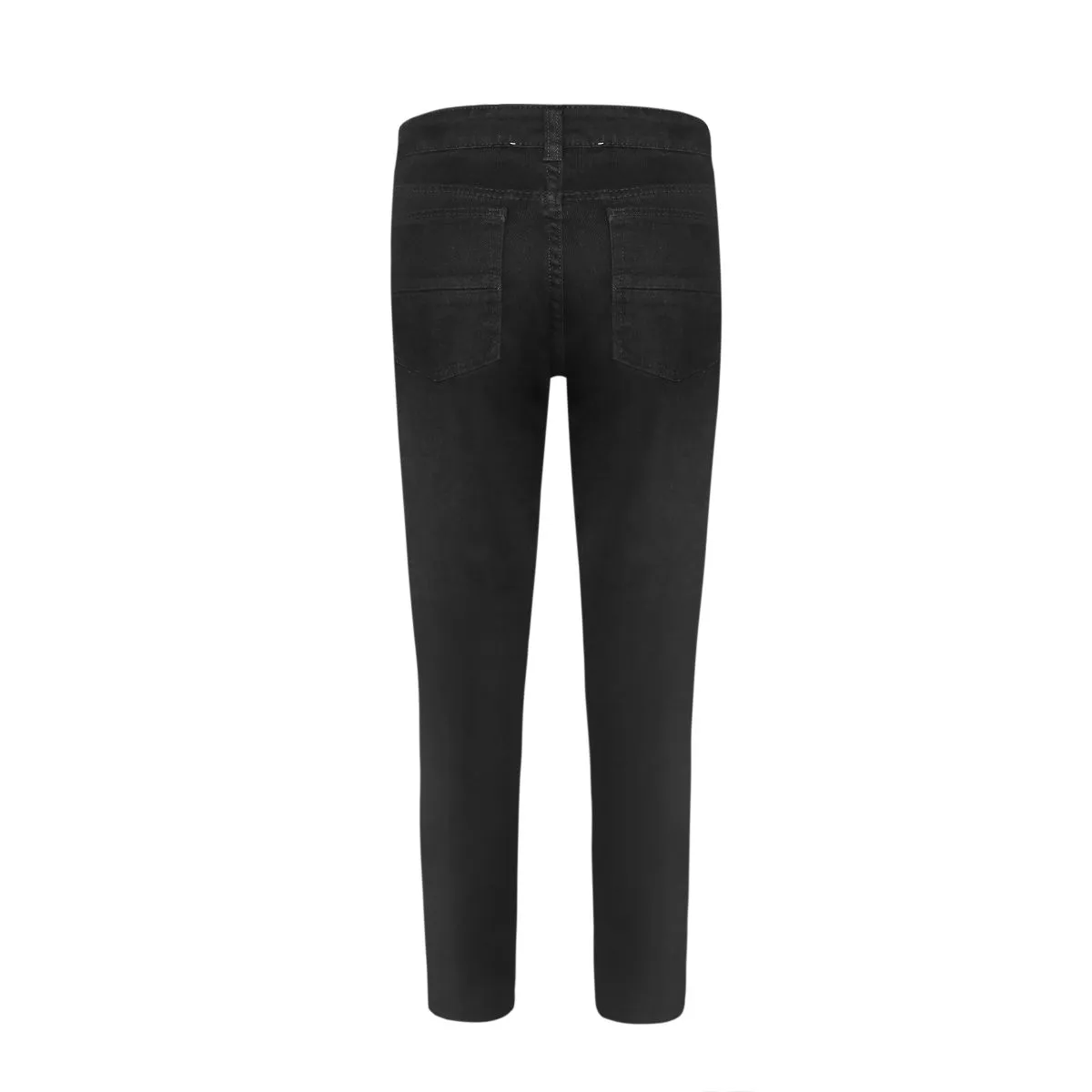 Sneakerhill Checkered Patch Denim - Black