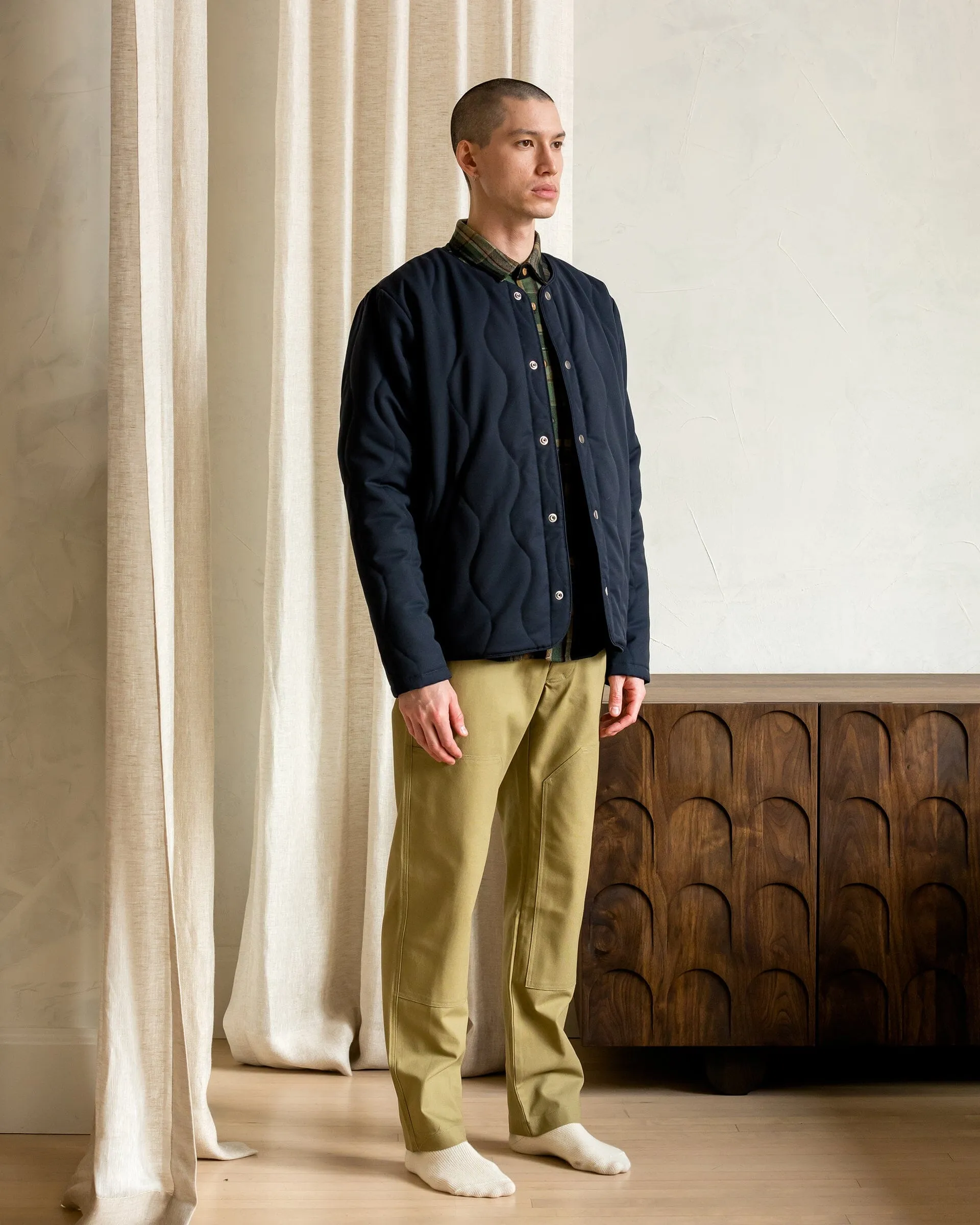 The Mens Quilted Wool Liner Jacket