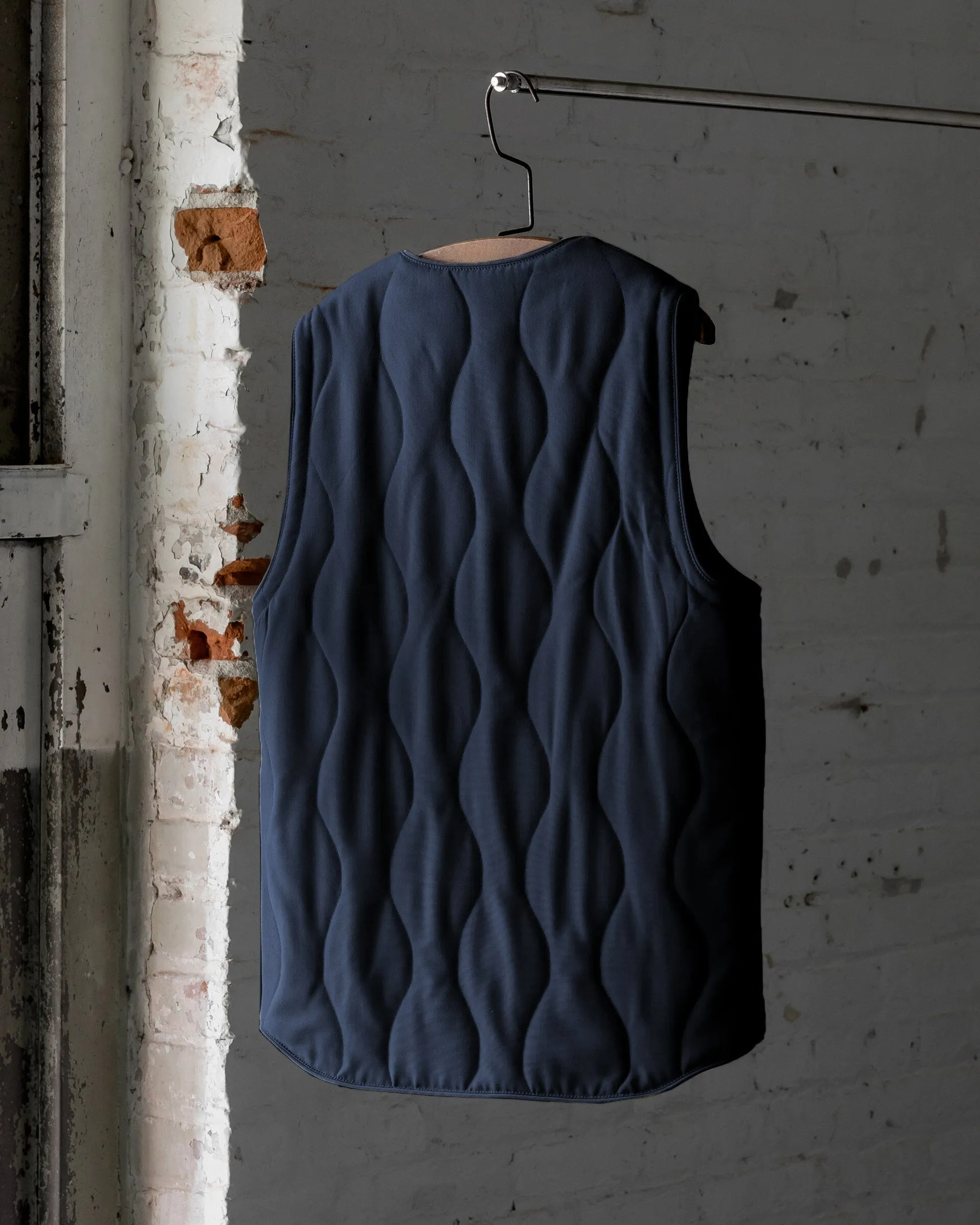 The Mens Quilted Wool Vest
