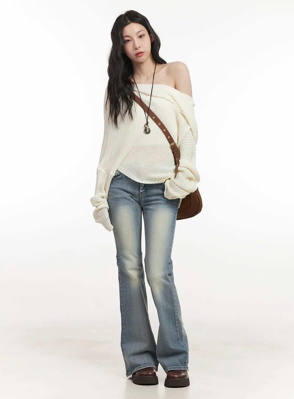 Tracy Washed Bootcut Jeans CF513
